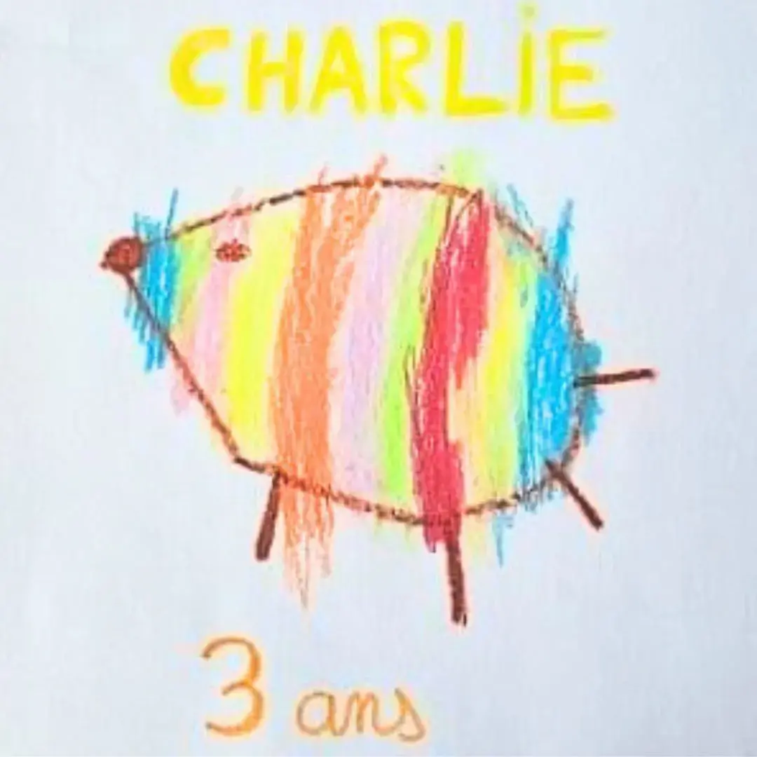 Dessin de Charlie, 3 ans