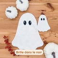Le doudou d'aide à la séparation Côme le Fantôme brille dans le noir - Atelier Bombus