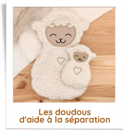 Les doudous d'aide à la séparation, une innovation Atelier Bombus