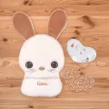 Le doudou Bee Doux Gabin le Lapin est LE doudou odeur de maman grâce à ses coussinets qui porte votre odeur