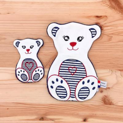 Photo du doudou de face - Fabrication française - Atelier Bombus - Léane 2302
