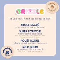 Carte personnage Grizzle