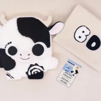 Pack complet Meuulky – doudou collector, pochette brodée et carte magique