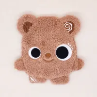 Toffuzz vu de dessus – doudou moelleux caramel pour nouveau-né