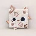 Patsy – doudou collector chat magique Polygnon de face en teddy beige