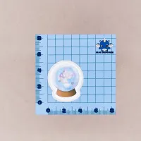 Sticker boule de cristal de Patsy, outil de Patounomancie.