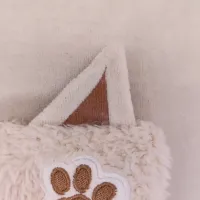 Oreille beige triangle – design unique du doudou Polygnon Patsy Blue Dragorn