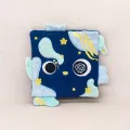 Nebulo – doudou collector étoilé bleu nuit pour bébé fait main France