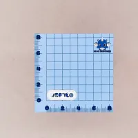 Sticker 'Nebulo' sur fond de mesure - autocollant mignon Blue Dragorn illustré à la main
