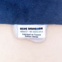 Étiquette Blue Dragorn – référence produit collector fait main en France
