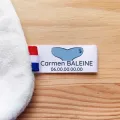 Étiquettes nominatives pour doudous - Baleine