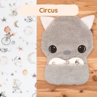 Le doudou odeur de Maman Bee Doux Garou le Loup et son coussinet Circus