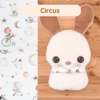 Le doudou allaitement Gabin le Lapin et son coussinet circus pour que Bébé  ait toujours votre odeur avec lui