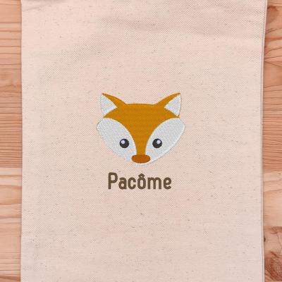 Pochette Brodée Gaspard le Renard