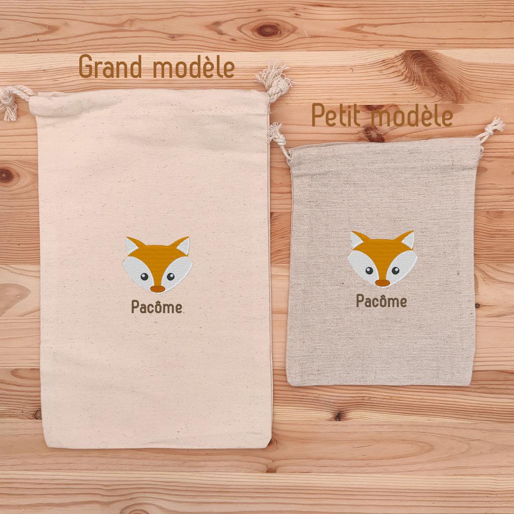 Les pochettes à l'image de notre doudou Gaspard le Renard