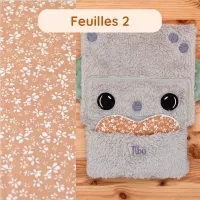 Doudou Bee Doux Tibo le Robot avec coussinet Feuilles 2, en matières ultra-douces. Apaise bébé avec l’odeur réconfortante de ses parents.