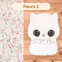 Marinette la Chouette veille sur les nuits de bébé en diffusant votre odeur apaisante déposée sur son coussinet fleurs 2