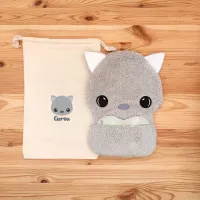 La grande pochette et le doudou Garou le Loup