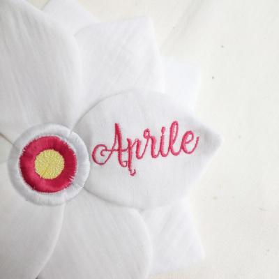 Photo des détails du doudou - Confection artisanale - Atelier Bombus - Aprile 2028