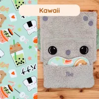 Doudou Tibo le Robot avec coussinet Kawaii. Un doudou tout doux qui aide bébé à s’endormir en retrouvant l’odeur de maman.