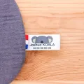 Étiquettes personnalisées pour doudous perdus avec texte et numéro de téléphone. Motif Koala. Retrouvez rapidement le doudou égaré !