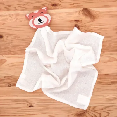 Le doudou lange Panda Roux - Atelier Bombus