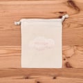 La petite pochette en coton bio certifié GOTS coordonnée au doudou Mirage le Nuage