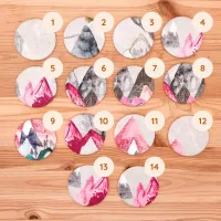 Les différents modèles des miroirs motif Montagnes