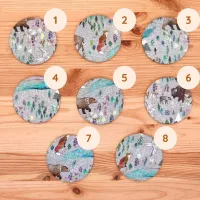 Les différents modèles des miroirs motif Nature Sauvage