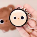 Porte-clés Toffuzz – dragorn marron biscuit – accessoire mignon et fait main en France