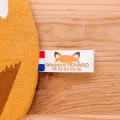 Étiquettes personnalisées pour doudous perdus avec texte et numéro de téléphone. Motif Renard. Retrouvez rapidement le doudou égaré !