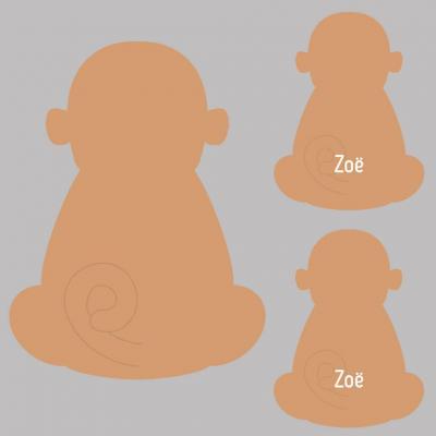 Croquis du doudou de dos - Conception unique - Atelier Bombus - Zoë 2235
